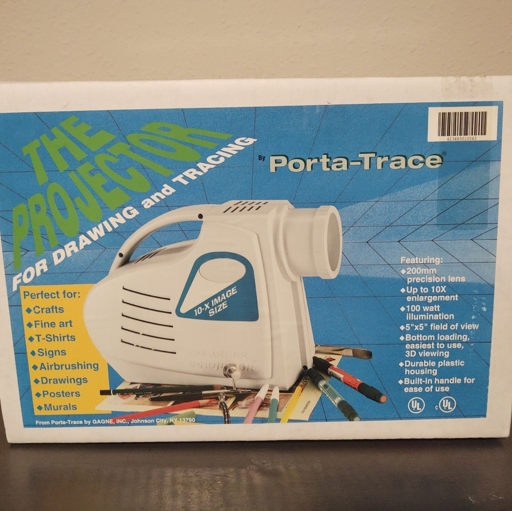Vintage Gagne Inc Porta Trace The Projector For Drawing and Tracing 10x Tested